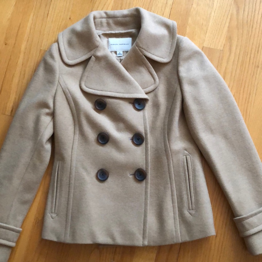 Banana Republic Wool Peacoat